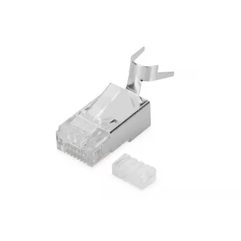 DIGITUS Modularstecker für Rundkabel, CAT6A, geschirmt