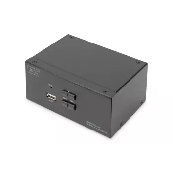 DIGITUS 2-Port DisplayPort DualView 60 Hz 4K 60fp Multiplattform-Unterstützung