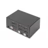 DIGITUS 2-Port DisplayPort DualView 60 Hz 4K 60fp Multiplattform-Unterstützung