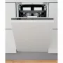 Einbau-Geschirrspüler schmal WHIRLPOOL WSIO 3T223 PCE X — 10 Maßgedecke, 43 dB, 45 cm