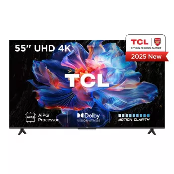 TV TCL 55 Zoll V6C 4K Ultra HD (3840x2160), DLED, Google TV, HDR10+ / Dolby Vision, 55 Zoll (139,7 cm), Direct-LED