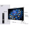 TCL T69C 43T69C TV 109,2 cm (43 Zoll) 4K Ultra HD Smart TV Wi-Fi Schwarz 350 cd/m²