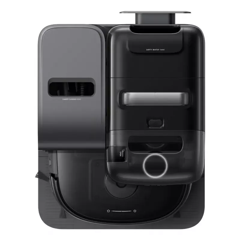 Roboterstaubsauger und Wischmopp Eufy Omni E28 — 3 l Staub, 2,5 l Wasser, 5200 mAh Akku, schwarz