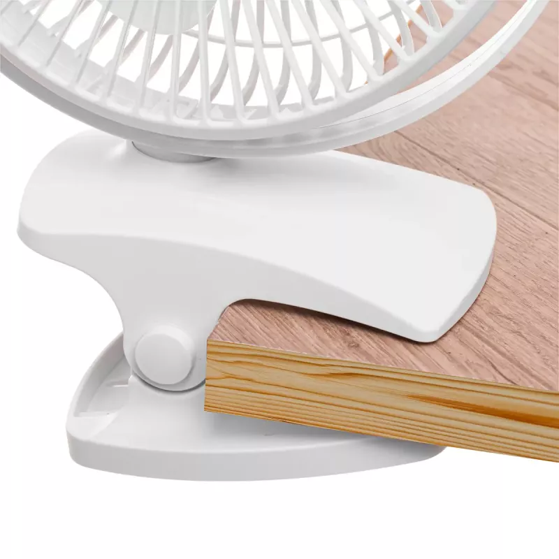 Adler AD 7342 wiederaufladbarer Klemm-Ventilator — 15,5 cm, 3 Geschwindigkeiten, Oszillation, 5 W