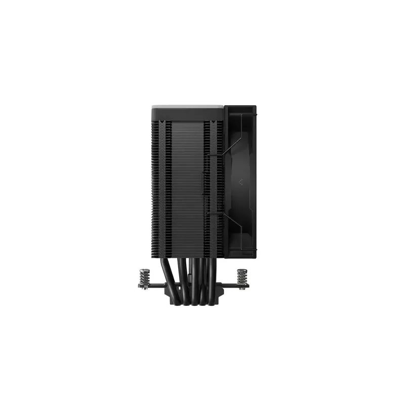 CPU-Luftkühler DeepCool AG500 BK ARGB V2 — Tower-Kühler für Intel- und AMD-Sockel, Lamellenkühler mit gestapelten Finnen, ARGB-Beleuchtung