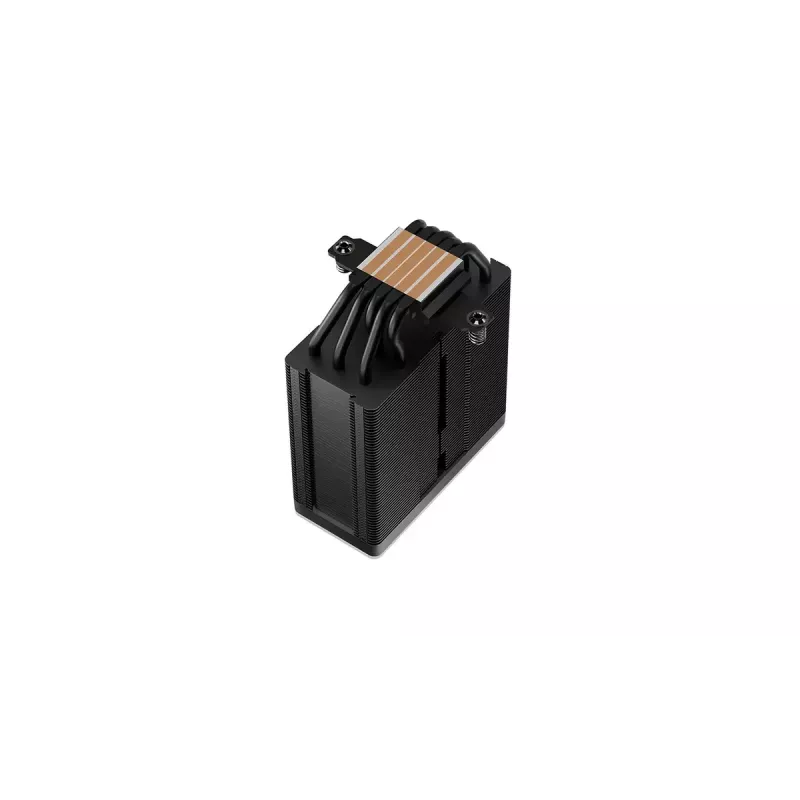 CPU-Luftkühler DeepCool AG500 BK ARGB V2 — Tower-Kühler für Intel- und AMD-Sockel, Lamellenkühler mit gestapelten Finnen, ARGB-Beleuchtung