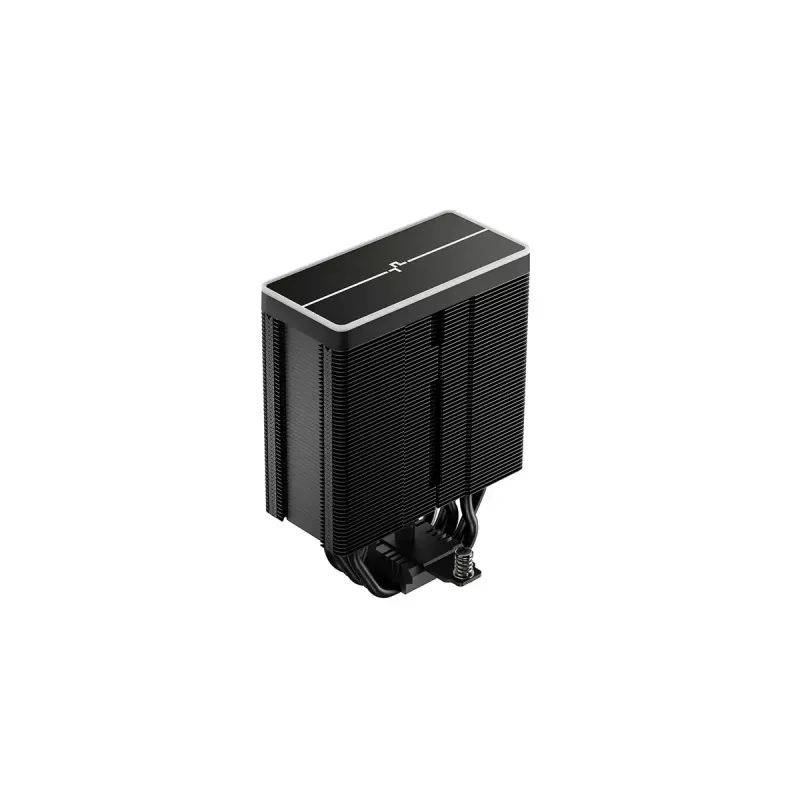 CPU-Luftkühler DeepCool AG500 BK ARGB V2 — Tower-Kühler für Intel- und AMD-Sockel, Lamellenkühler mit gestapelten Finnen, ARGB-Beleuchtung