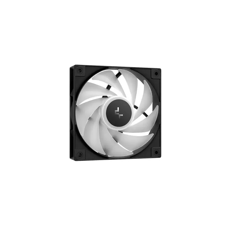 CPU-Luftkühler DeepCool AG500 BK ARGB V2 — Tower-Kühler für Intel- und AMD-Sockel, Lamellenkühler mit gestapelten Finnen, ARGB-Beleuchtung