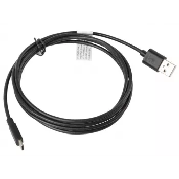 USB-Kabel LANBERG CA-USBO-10CC-0018-BK USB 2.0, USB A (Stecker) auf USB C (Stecker), 1,8 m, schwarz