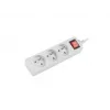 Stromverlängerung Lanberg PS1-03E-0150-W 1,5 m 3 AC-Ausgänge Innenbereich Weiß