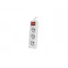 Stromverlängerung Lanberg PS1-03E-0150-W 1,5 m 3 AC-Ausgänge Innenbereich Weiß