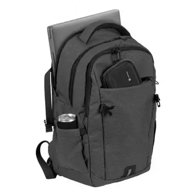 City-Rucksack NATEC NTO-2226 — Polyester, 160×325×465 mm, schwarz/grau