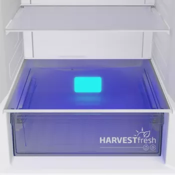 Freistehender Kühl-Gefrierschrank BEKO B5RCNA405HXBR1, 405 l, No Frost, verstellbare Einlegeböden, wechselbarer Türanschlag
