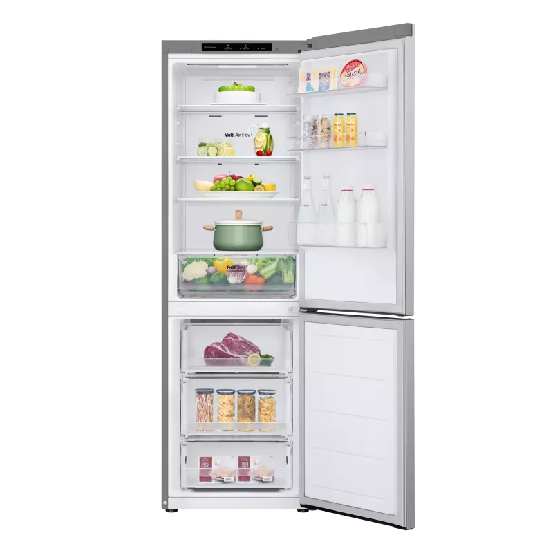 Kühl-Gefrierkombination LG GBV21L0EPY, freistehend 344 L (234 L Kühlschrank / 110 L Gefrierschrank), No Frost, Inverter, Silber