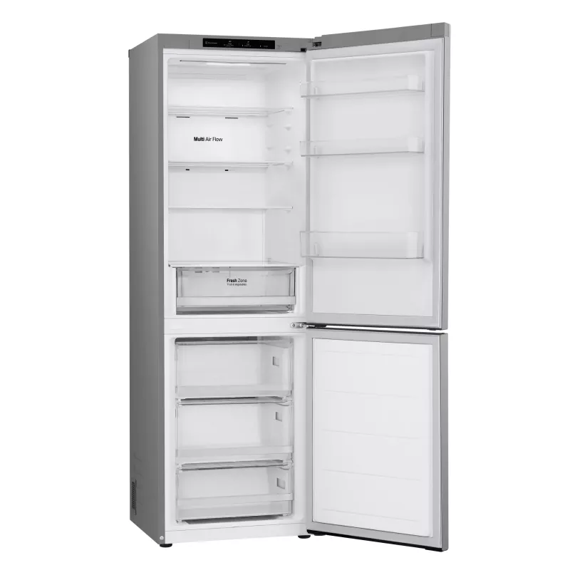 Kühl-Gefrierkombination LG GBV21L0EPY, freistehend 344 L (234 L Kühlschrank / 110 L Gefrierschrank), No Frost, Inverter, Silber