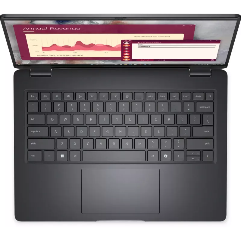 DELL Pro 14 PC14250 Intel Core 5 120U Laptop 35,6 cm (14 Zoll) Full HD+ 16 GB DDR5-SDRAM 512 GB SSD Wi-Fi 6E (802.11ax) Windows 11 Pro Schwarz