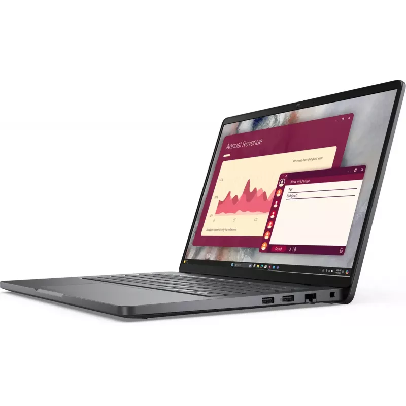 DELL Pro 14 PC14250 Intel Core 5 120U Laptop 35,6 cm (14 Zoll) Full HD+ 16 GB DDR5-SDRAM 512 GB SSD Wi-Fi 6E (802.11ax) Windows 11 Pro Schwarz