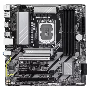 GIGABYTE B860M DS3H Mainboard - Intel Core Ultra Series CPUs, 5+1+2+1 Phasen VRM, bis zu 9066MHz DDR5, 1xPCIe 5.0 + 1xPCIe 4.0 M.2, 2.5GbE LAN, USB 3.2 Gen 2