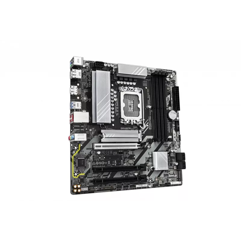 GIGABYTE B860M DS3H Mainboard - Intel Core Ultra Series CPUs, 5+1+2+1 Phasen VRM, bis zu 9066MHz DDR5, 1xPCIe 5.0 + 1xPCIe 4.0 M.2, 2.5GbE LAN, USB 3.2 Gen 2