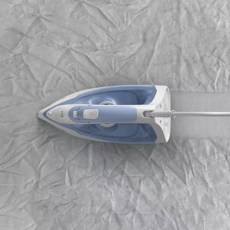 Tefal Virtuo 30 FV2C41E0 Bügeleisen Trocken- und Dampfbügeleisen Keramik-Bügelsohle 2000 W Blau, Weiß