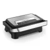 Kontaktgrill Tefal Inicio Compact GC270D10 — rechteckig 1000 W, Grillrost-Oberseite, schwarz/Edelstahl