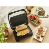Kontaktgrill Tefal Inicio Compact GC270D10 — rechteckig 1000 W, Grillrost-Oberseite, schwarz/Edelstahl