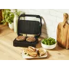 Kontaktgrill Tefal Inicio Compact GC270D10 — rechteckig 1000 W, Grillrost-Oberseite, schwarz/Edelstahl