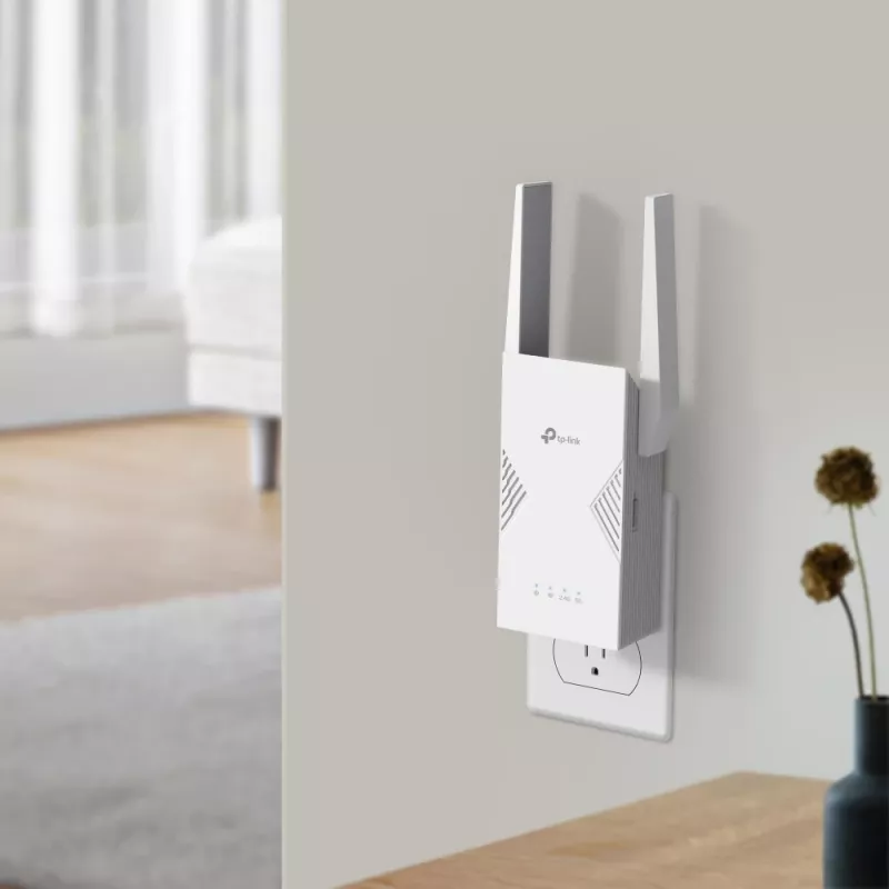 Netzwerk-Sender & -Empfänger TP‑LINK BE3600 2882 Mbit/s, Dualband 2,4/5 GHz, 1× RJ‑45, Weiß