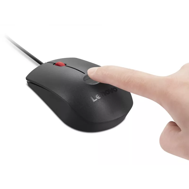 Lenovo 4Y51S24029 Maus Office Beidhändig USB Typ-A Optisch 2000 DPI