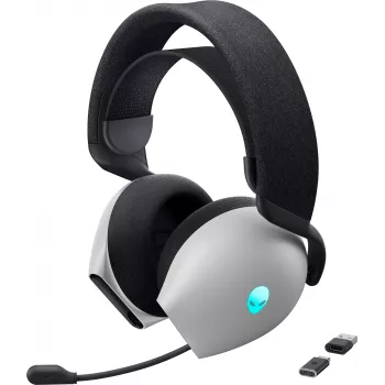 Alienware AW725H Headset Kabelgebunden & Kabellos Kopfband Gaming USB Type-C Schwarz, Weiß