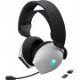 Alienware AW725H Headset Kabelgebunden & Kabellos Kopfband Gaming USB Type-C Schwarz, Weiß