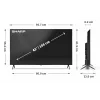 Sharp 43HP5265E TV 109,2 cm (43 Zoll) 4K Ultra HD Smart TV Wi-Fi Schwarz
