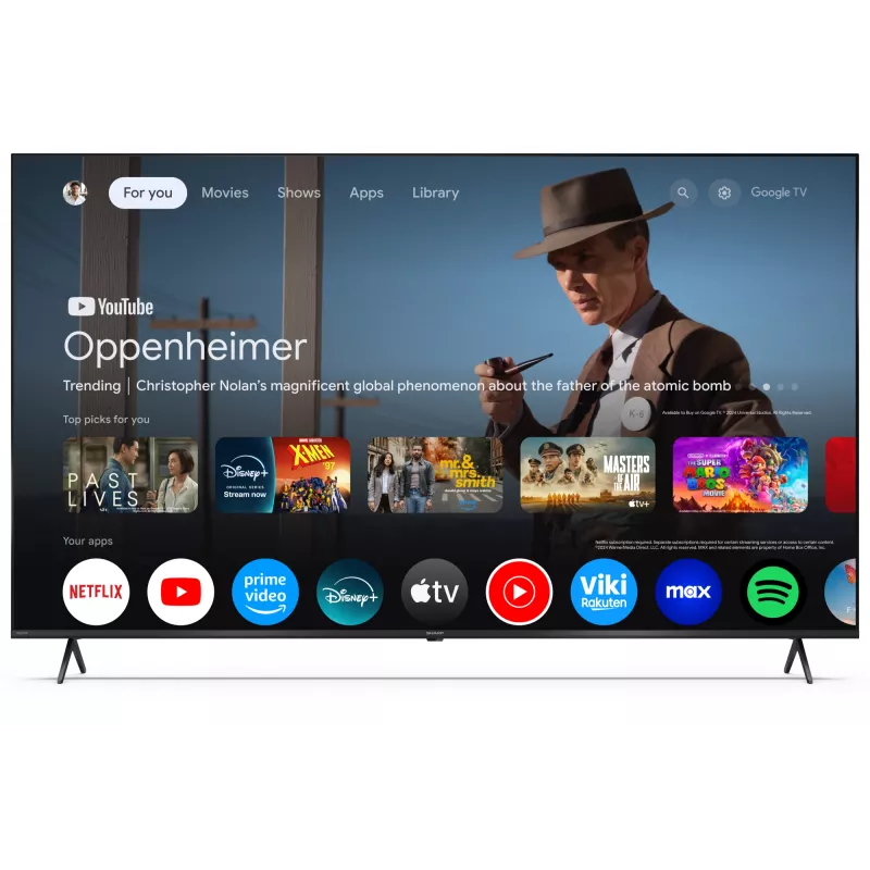 Sharp 65HP5265E TV 165,1 cm (65 Zoll) 4K Ultra HD Smart TV Wi-Fi Schwarz