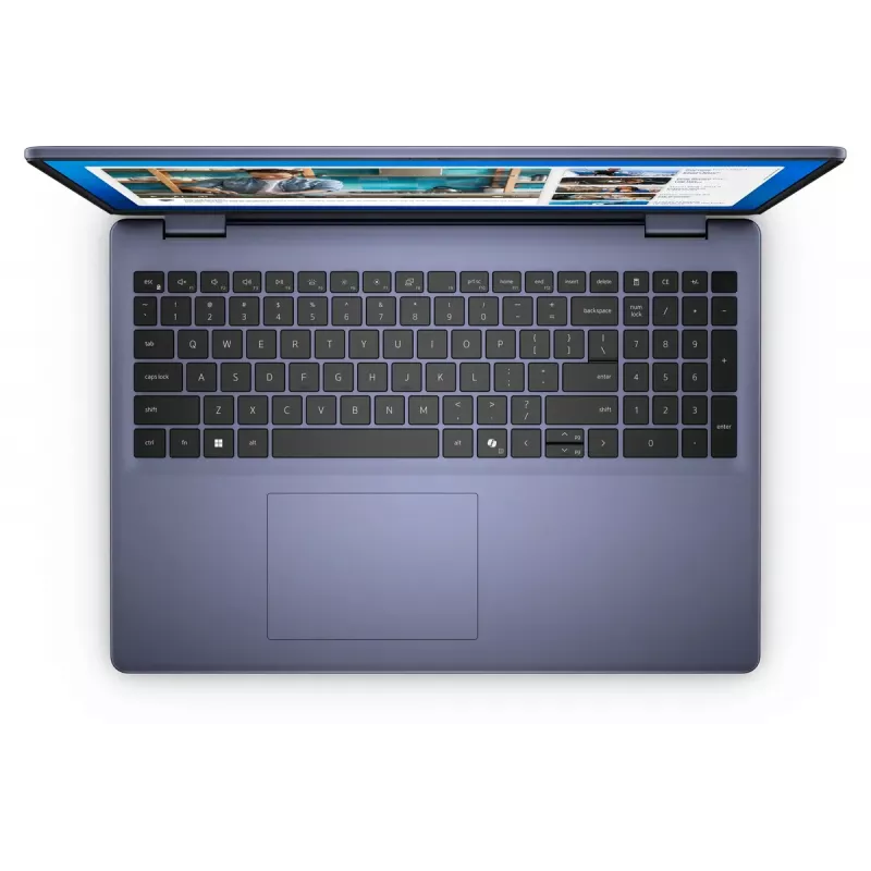 DELL DC16251 Intel Core 7 150U Laptop 40,6 cm (16 Zoll) Full HD+ 16 GB DDR5-SDRAM 512 GB SSD Wi-Fi 6E (802.11ax) Ubuntu Linux Blau