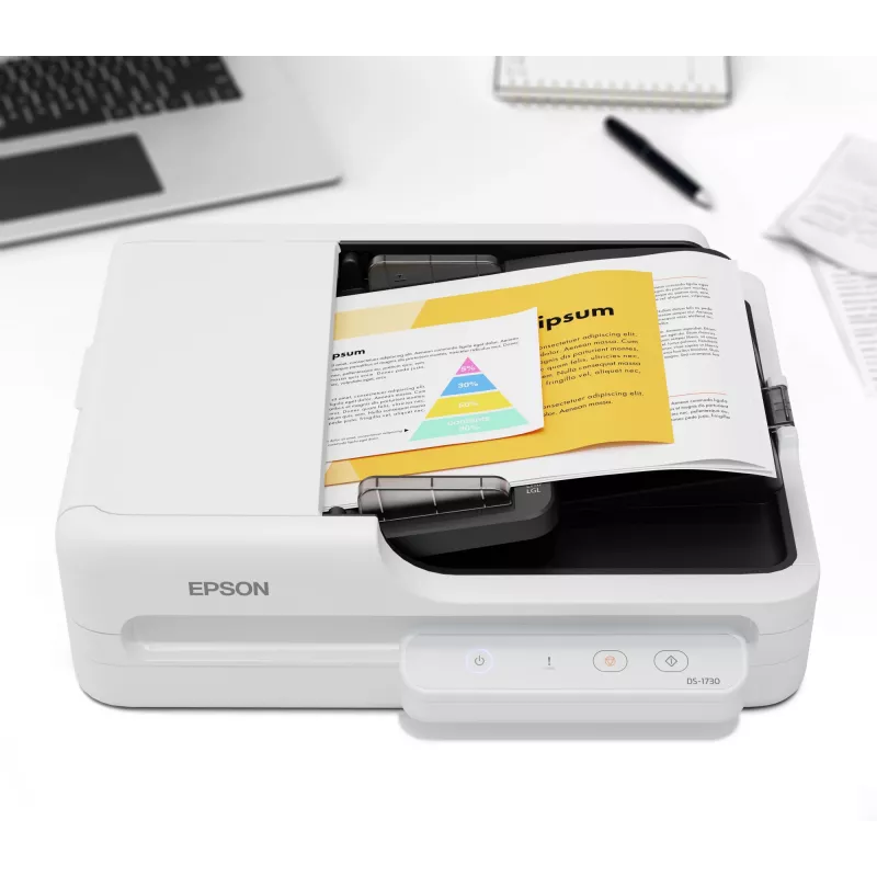 Epson WorkForce DS-1730 Flachbett- & ADF-Scanner 1200 x 1200 DPI A4 Schwarz, Weiß