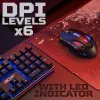 Gaming-Maus Acer Nitro NMW200 — beidhändig, optisch 7200 DPI, 7 Tasten, USB Typ-A, schwarz