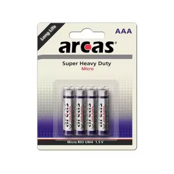 Einwegbatterie Arcas 107 00403 AAA Zink-Kohle