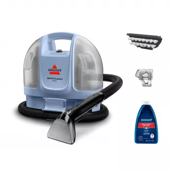 Bissell SpotClean Mini Corded Select Teppichreinigungsmaschine Handgerät Tief Schwarz, Hellblau