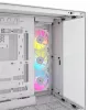 CORSAIR PC-Gehäuse – iCUE LINK 6500X RGB Mid-Tower Dual Chamber Weiß