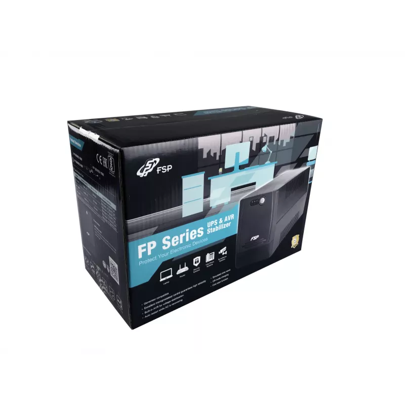 FSP FP 2000 unterbrechungsfreie Stromversorgung (USV) Line-Interactive 2 kVA 1200 W 4 AC-Ausgänge