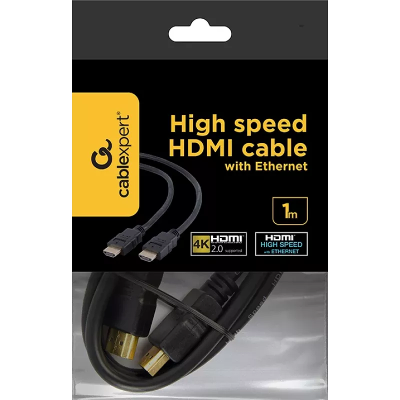 GEMBIRD HDMI v.1.4 Male-Male-Kabel 1m Bulk-Verpackung