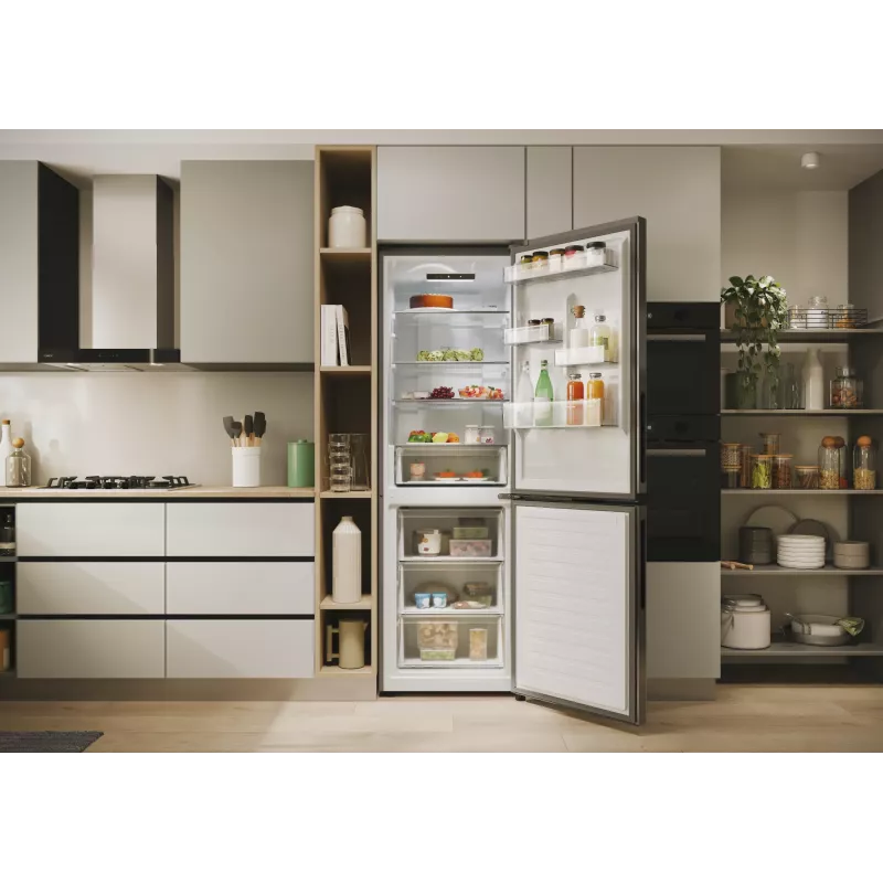 Candy ECN2CQTEX186 Freistehend 355 L Edelstahl