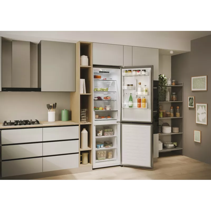 Candy ECN2CQTEX186 Freistehend 355 L Edelstahl