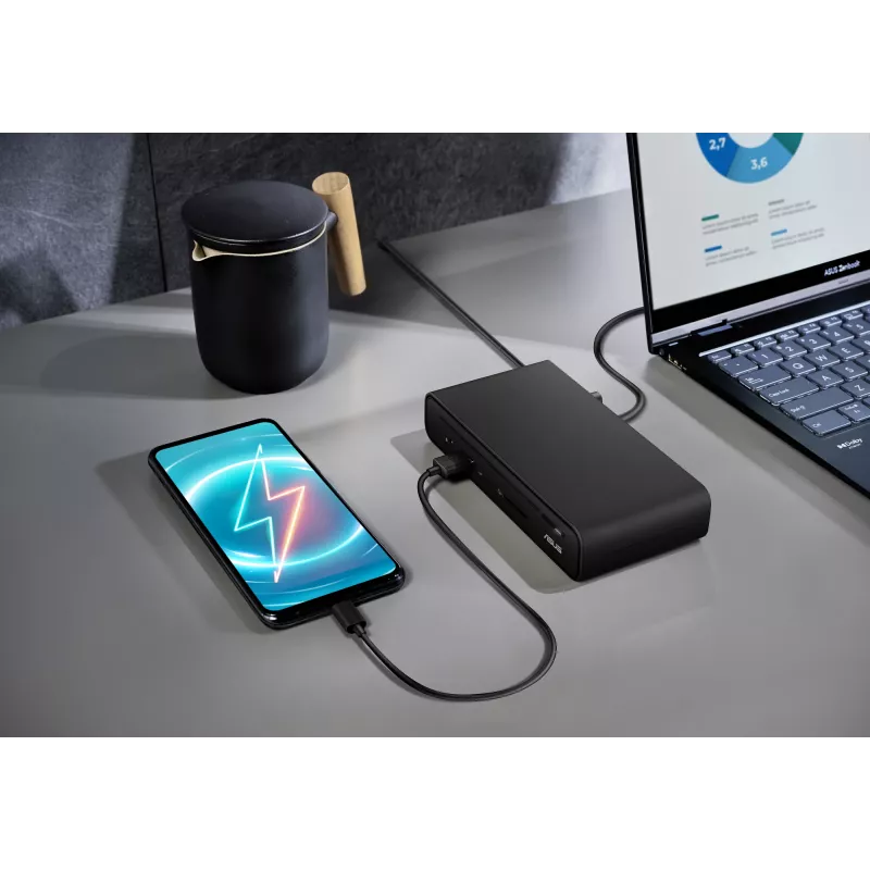 ASUS Triple Display USB-C Dock DC300 Docking USB 3.2 Gen 2 (3.1 Gen 2) Type-C Schwarz