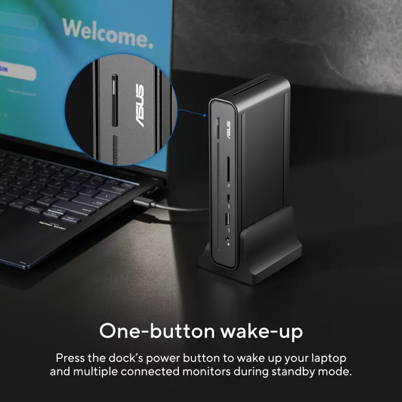 ASUS Triple Display USB-C Dock DC300 Docking USB 3.2 Gen 2 (3.1 Gen 2) Type-C Schwarz
