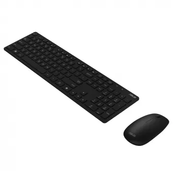 ASUS W5000 Wireless-Tastatur- und Maus-Set, Tastatur, Maus inbegriffen, Universal, RF Wireless, Schwarz
