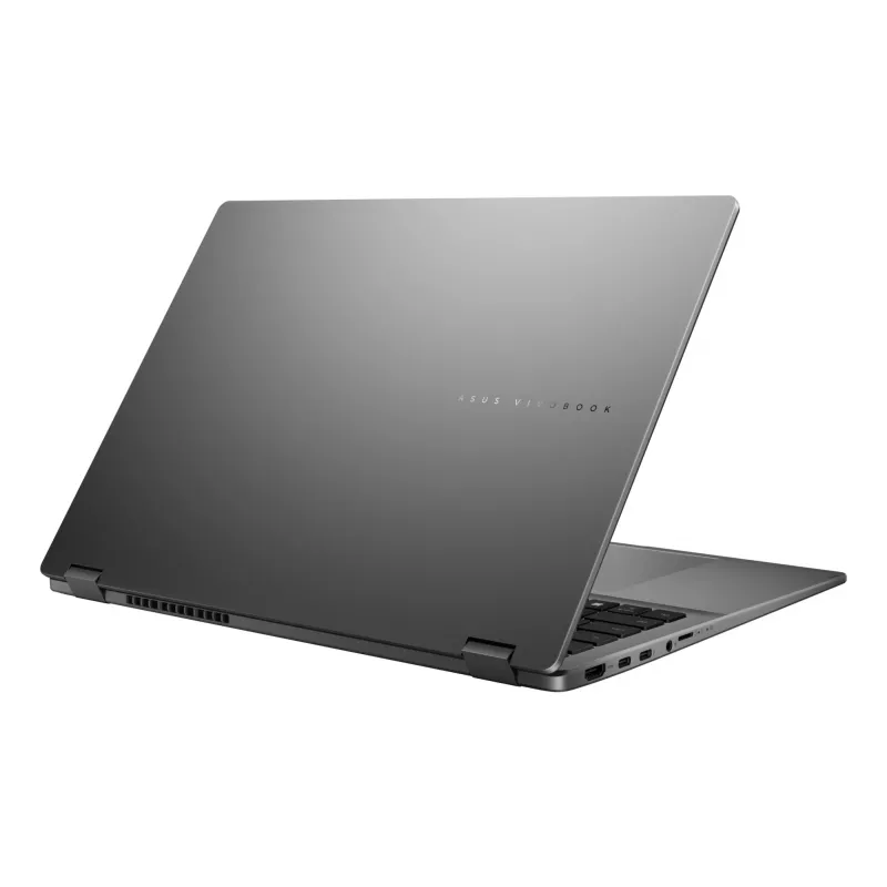 ASUS Vivobook 16 Flip TP3607SA-RJ033W Copilot+ PC Intel Core Ultra 7 256V Hybrid (2-in-1) 40,6 cm (16 Zoll) Touchscreen 3K 16 GB LPDDR5x-SDRAM 1 TB SSD Wi-Fi 7 (802.11be) Windows 11 Home Schwarz, Grau