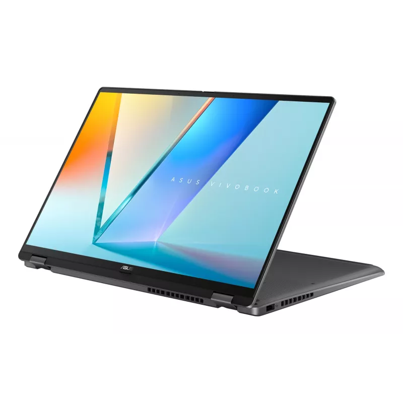 ASUS Vivobook 16 Flip TP3607SA-RJ033W Copilot+ PC Intel Core Ultra 7 256V Hybrid (2-in-1) 40,6 cm (16 Zoll) Touchscreen 3K 16 GB LPDDR5x-SDRAM 1 TB SSD Wi-Fi 7 (802.11be) Windows 11 Home Schwarz, Grau