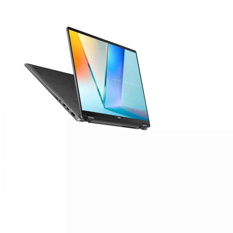 ASUS Vivobook 16 Flip TP3607SA-RJ033W Copilot+ PC Intel Core Ultra 7 256V Hybrid (2-in-1) 40,6 cm (16 Zoll) Touchscreen 3K 16 GB LPDDR5x-SDRAM 1 TB SSD Wi-Fi 7 (802.11be) Windows 11 Home Schwarz, Grau