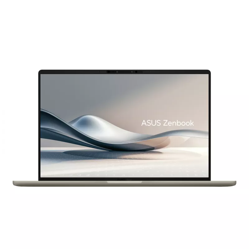 ASUS Zenbook A14 UX3407QA-QD202W Copilot+ PC Snapdragon X1-26-100 Laptop 35,6 cm (14 Zoll) WUXGA 16 GB LPDDR5x-SDRAM 512 GB SSD Wi-Fi 6E (802.11ax) Windows 11 Home Beige